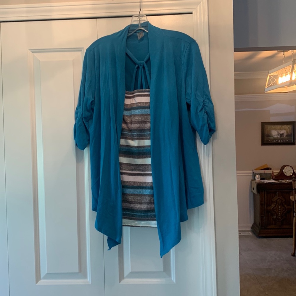 Two-piece Soybu athletic/casual wear top and jacket